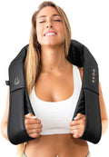 Shiatsu Massager with Heat - Deep Tissue Kneading Pillow for Neck, Shoulders, and Back - Electric Full Body Massage