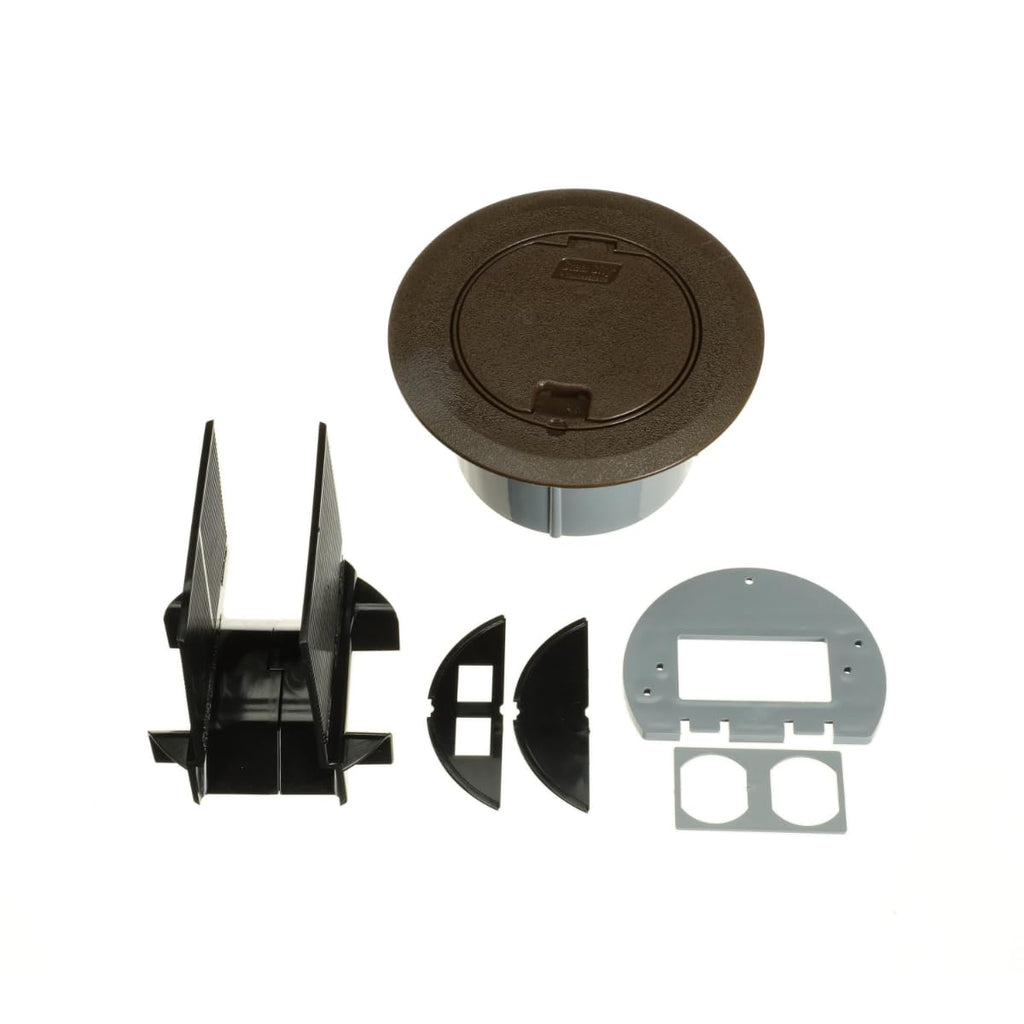 Thomas & Betts SF 68RCSTBRN ROUND RECESSED COVER