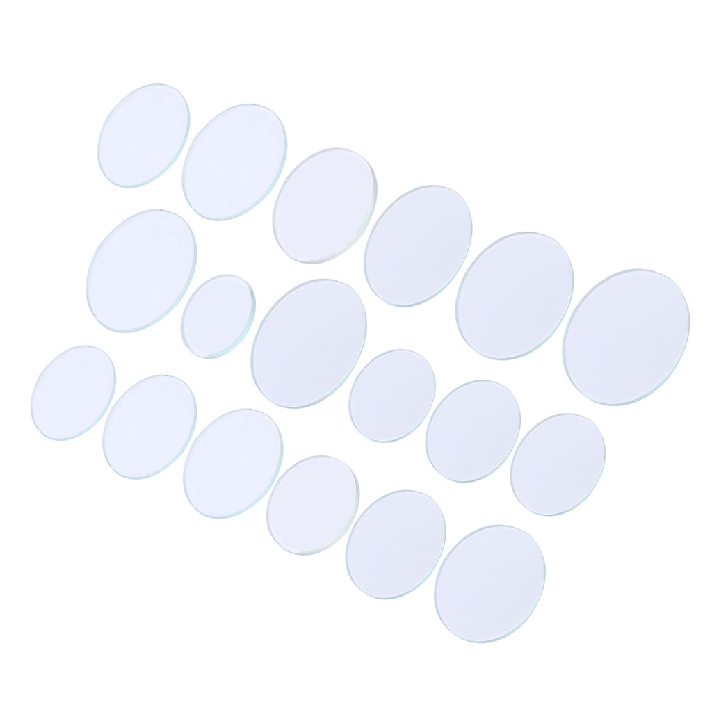 Watch Crystal Replacement Set, 18 Sizes 16-24.5mm Flat