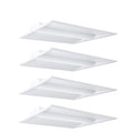 2x2ft 40W LED Troffer Light Recessed Drop Ceiling 5000K UL 100-277v 4 Pack