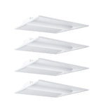2x2ft 40W LED Troffer Light Recessed Drop Ceiling 5000K UL 100-277v 4 Pack