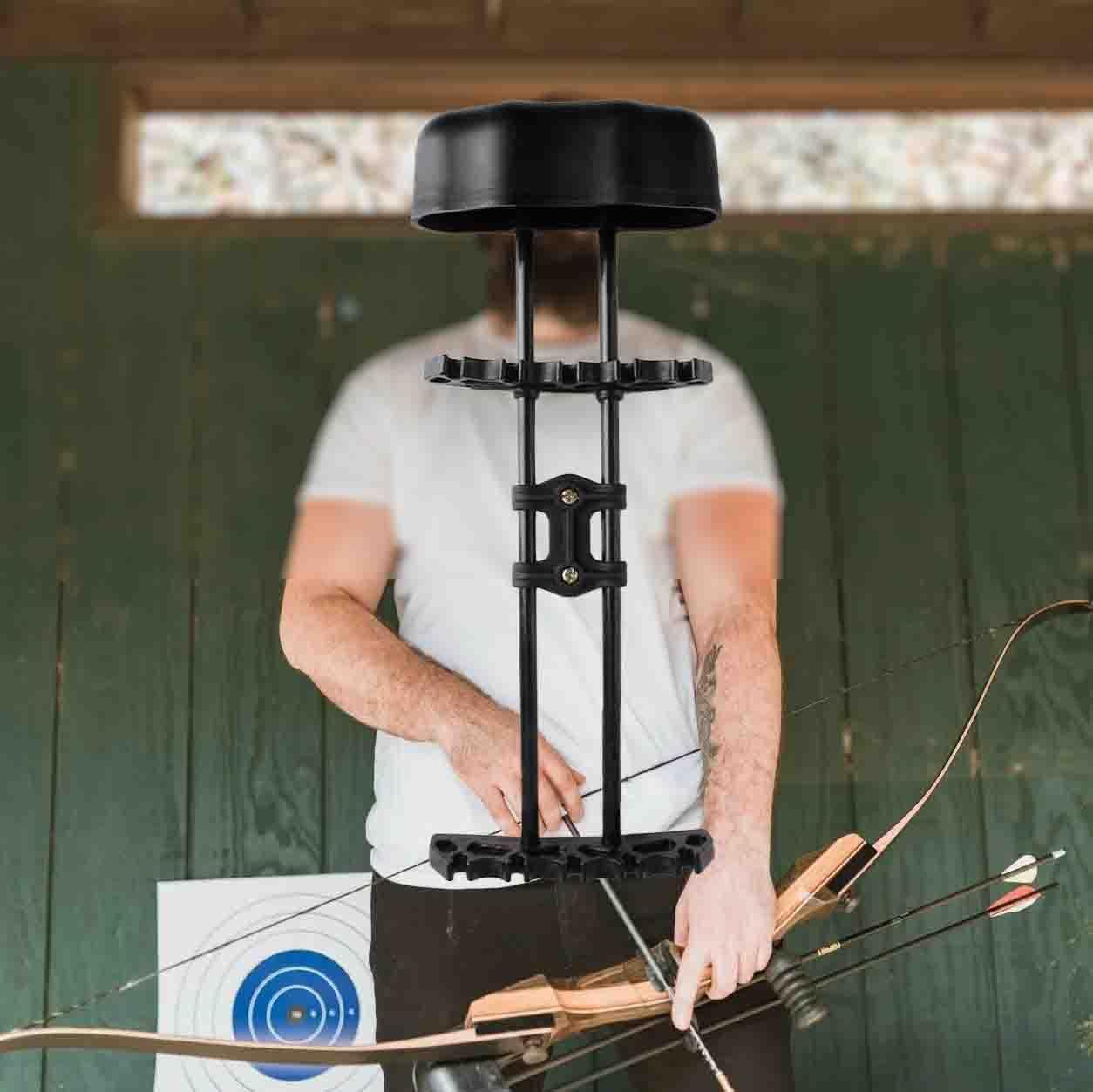 5 Arrow Bow Quiver for Archery Universal Hunting Quiver Quick Detach Quiver for Compound Bow and Recurve Bow