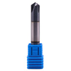3/8" 4 Flute 120° Double End Solid Carbide Chamfer End Mill - AlTiN Coated