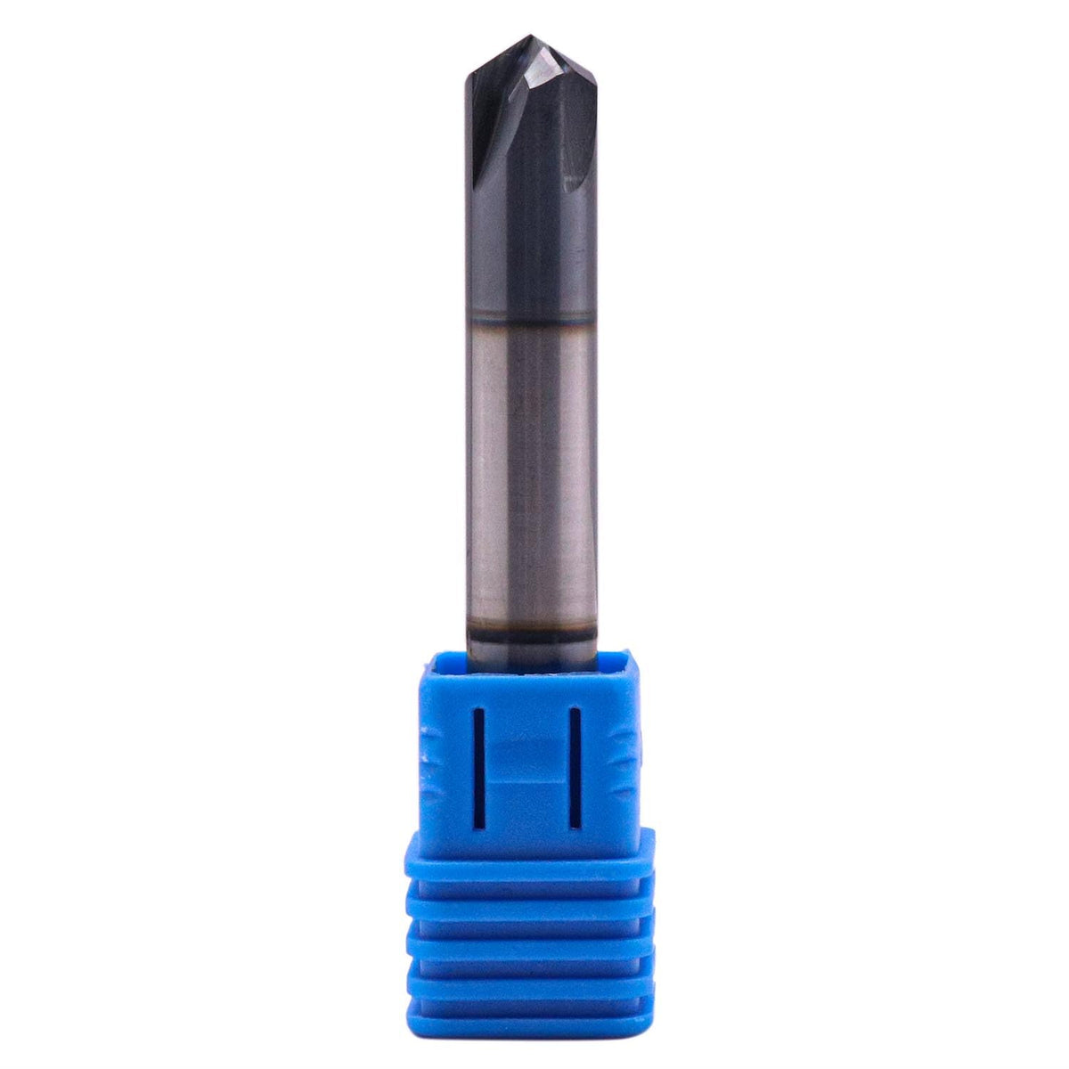 3/8" 4 Flute 120° Double End Solid Carbide Chamfer End Mill - AlTiN Coated