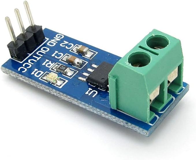 ACS712 Current Sensor Module, 5A Range, 2 Pcs