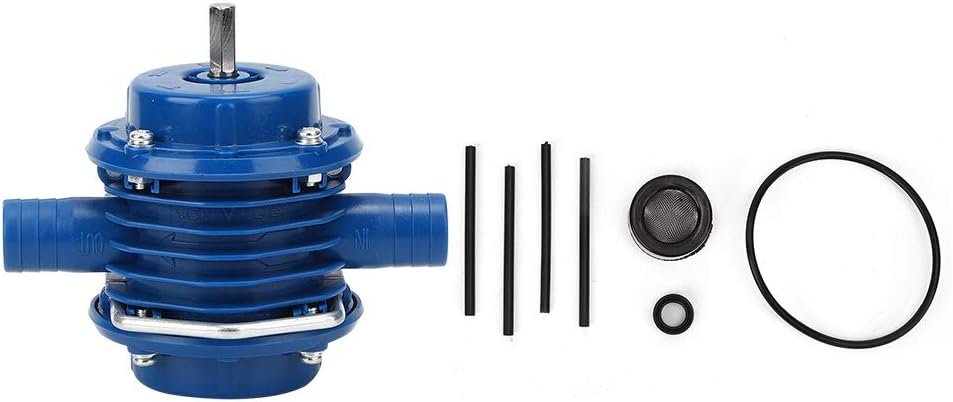 Portable Electric Drill Pump for Water Oil Fluid Transfer - Stainless Steel, 320W+ Output, Garden Home Dewatering Tool