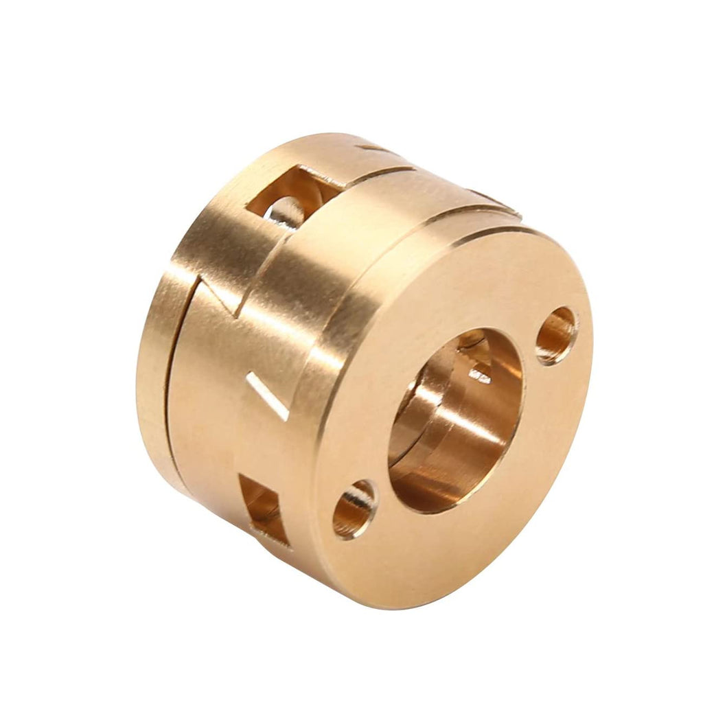 2-Pack Oldham Coupling Couplers Compatible with BLV and Other 3D Printer Z axis T8 Lead Screw Hotbed (Oldham Coupling)