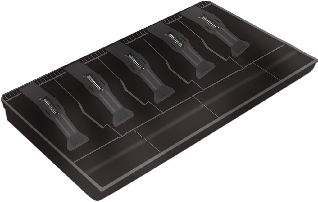 Cash Register Drawer for Money Storage, Cash Tray with 5 Bill/4 Coin Compartments for Supermarkets, Shops, Hotels