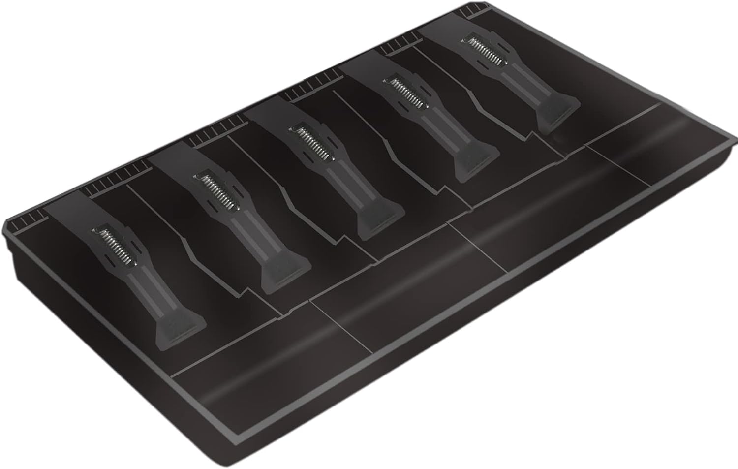 Cash Register Drawer for Money Storage, Cash Tray with 5 Bill/4 Coin Compartments for Supermarkets, Shops, Hotels