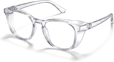 Safety Glasses Anti Fog Nurse Goggles Square Protective Eyewear Anti-Scratch Lab Goggles Clear Cute Safety Glasses