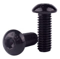 30PCS #8-32 x 3/4" Button Head Socket Cap Screws Bolts, Allen Hex Drive, Black Oxide Alloy Steel 10.9 Grade, UNC Machine Fully Thread