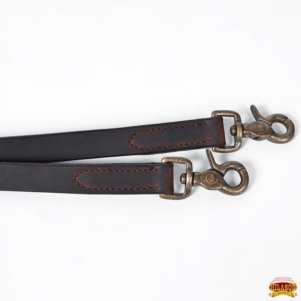 Western Genuine Leather Horse Split Reins | Riding-Reins Reining-Reins Heavy-Duty-Rein