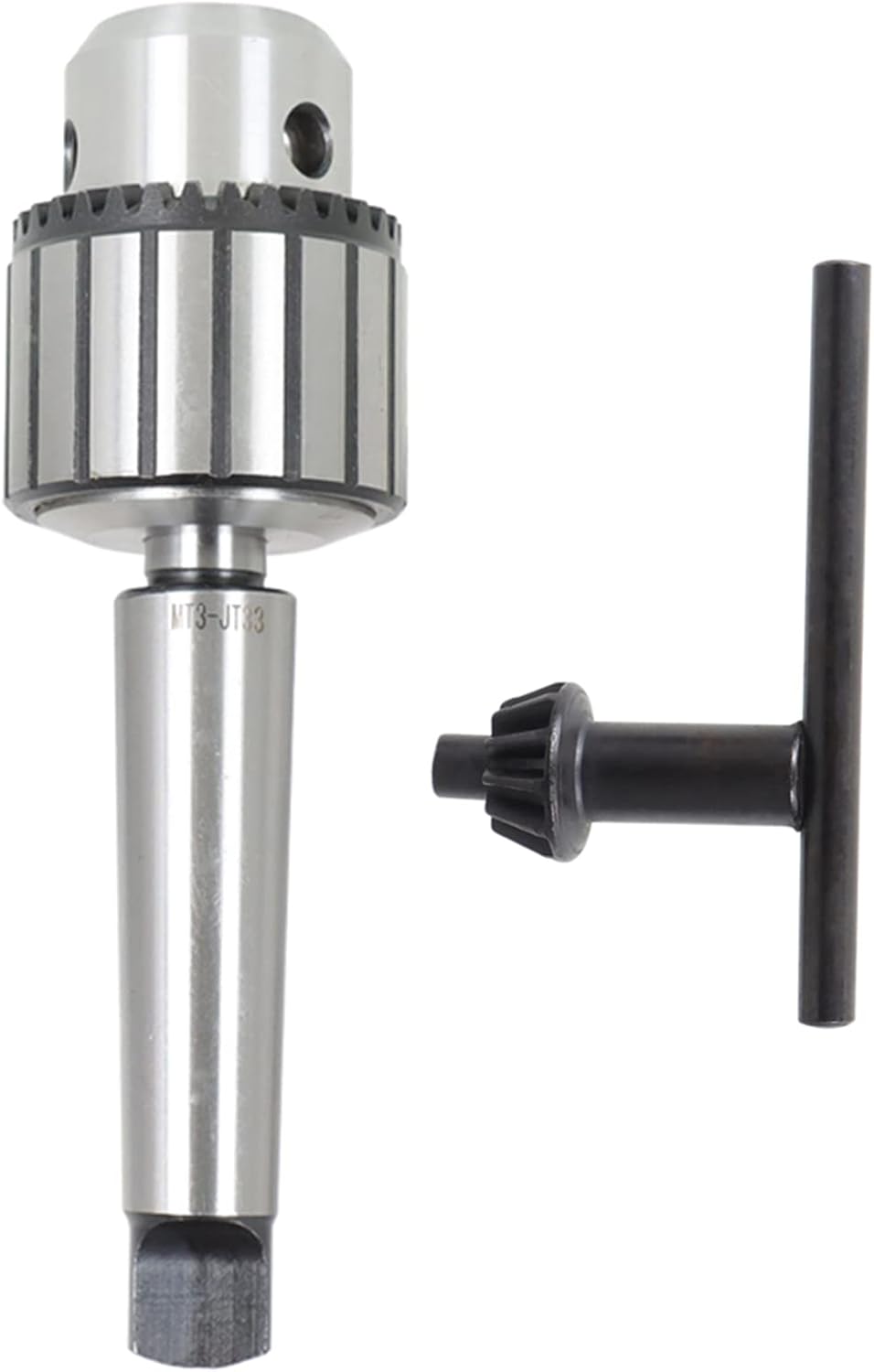 1/8-5/8 MT3-JT33 Super Heavy Duty Drill Press Chuck With Key