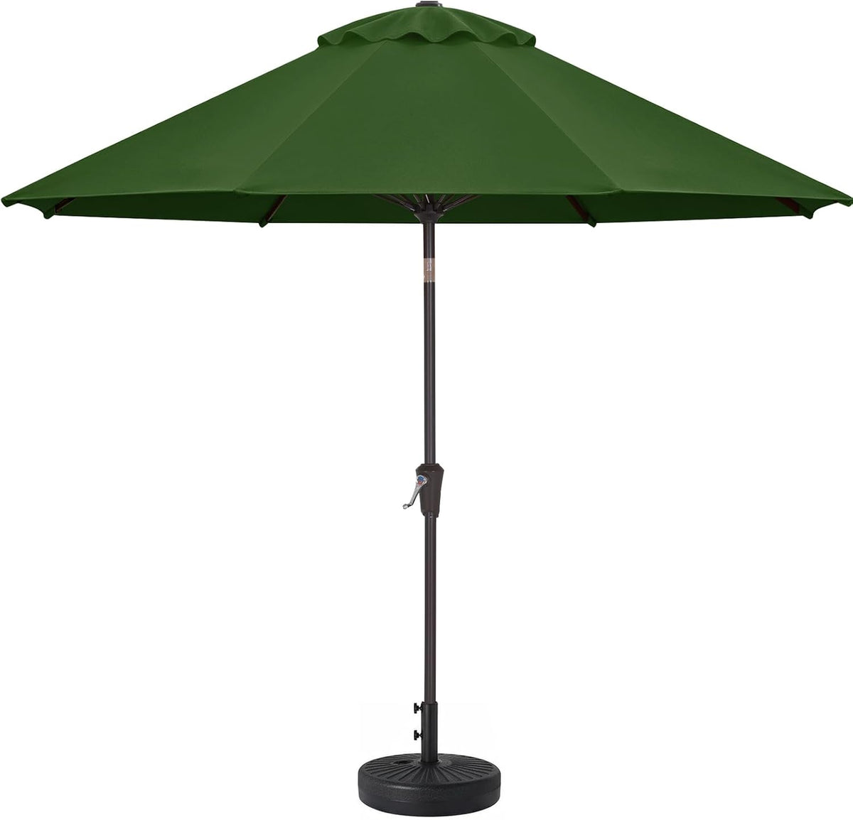 10FT Patio Umbrella Outdoor 8 Ribs Table Umbrella(Forest Green)