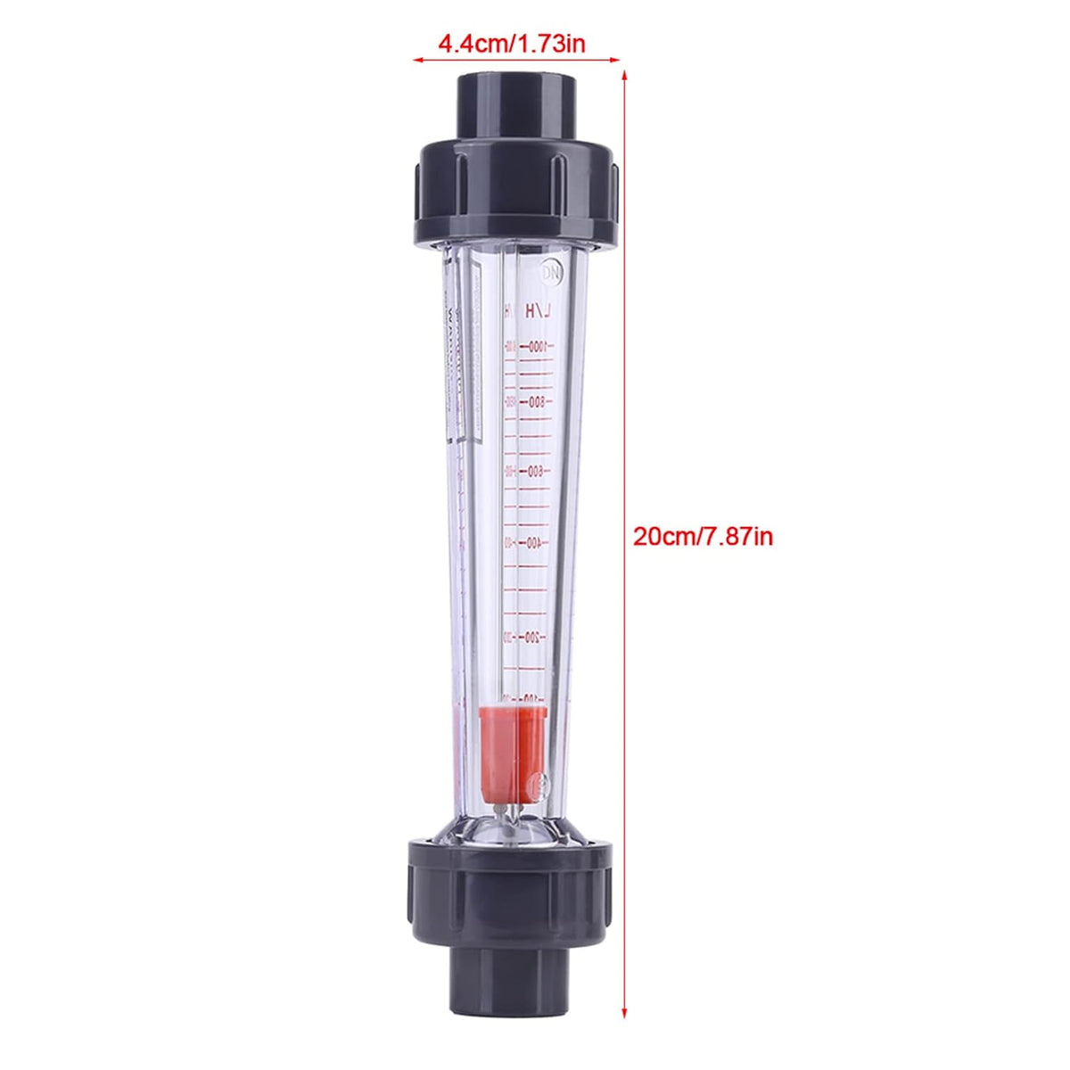 LZS-15D Water Flow Meter, 100-1000 L/H, for DN15 1/2 Inch Pipe