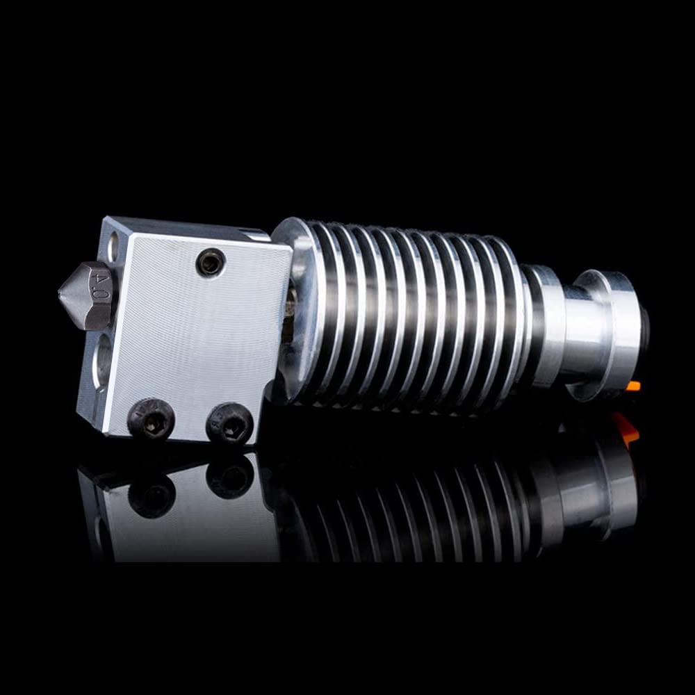 V6 Volcano Hotend All Metal Kit,Heatsink,Heater Block Titanium Alloy Heatbreak,Volcano Hardened Stee Nozzle for V6