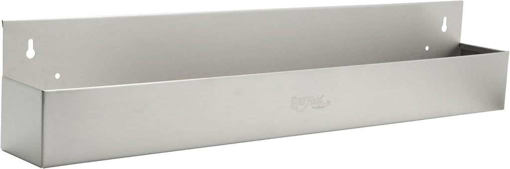 32" Bar Stainless Steel Speed Rail, Single | Holds up to 16 bottles, Foodservice