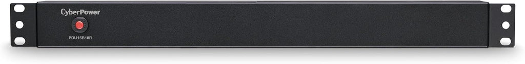 CyberPower PDU15B10R Basic PDU, 100-125V, 15A (Derated to 12A), 10 Outlets, 1U Rackmount