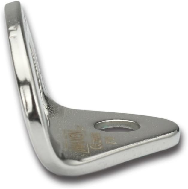 26kN Bolt Hanger Stainless Steel Climbing Hanger Climbing Anchor for 10 mm / 3/8" Bolt Pack of 6