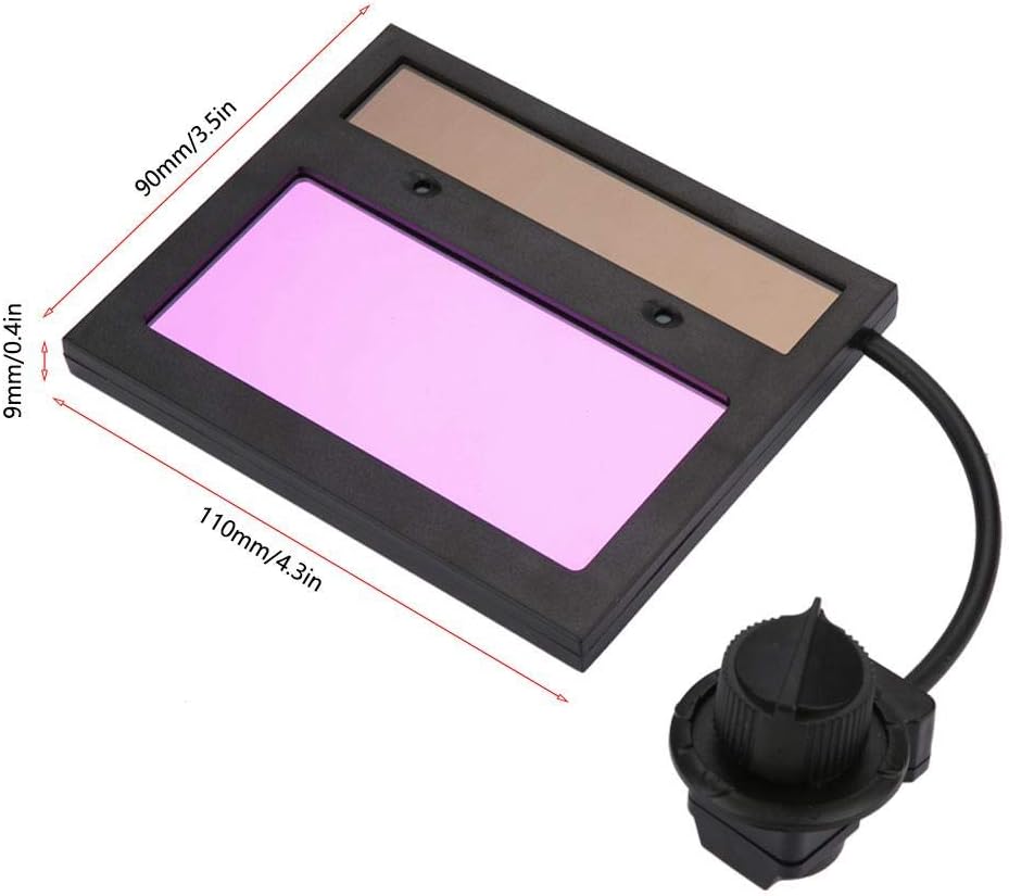 Auto Darkening Welding Lens, Welding Helmet Lens TX500C 11090mm Solar Panel Welding Helmet Lens Welding Helmet Mask