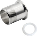 Sanitary Pipe Fitting 1-1/4" NPT Male Thread x 1.5" Tri Clamp