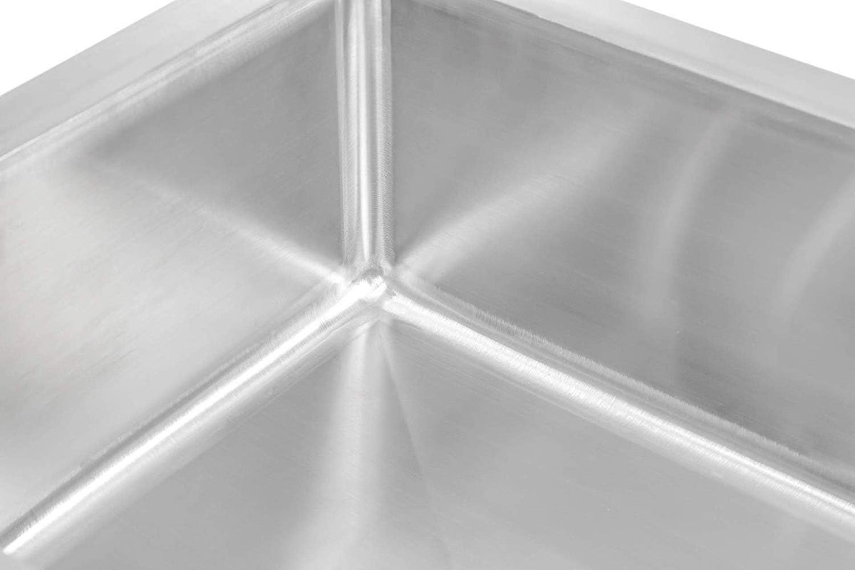 19x22x12 Commercial Floor Mop Sink - NSF Certified 304 Stainless Steel Utility Room Service Basin with Leak Proof