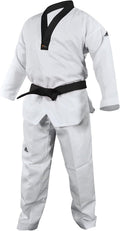 adidas ADI-START II World Taekwondo Approved Taekwondo Dobok Uniform - Black V-Neck