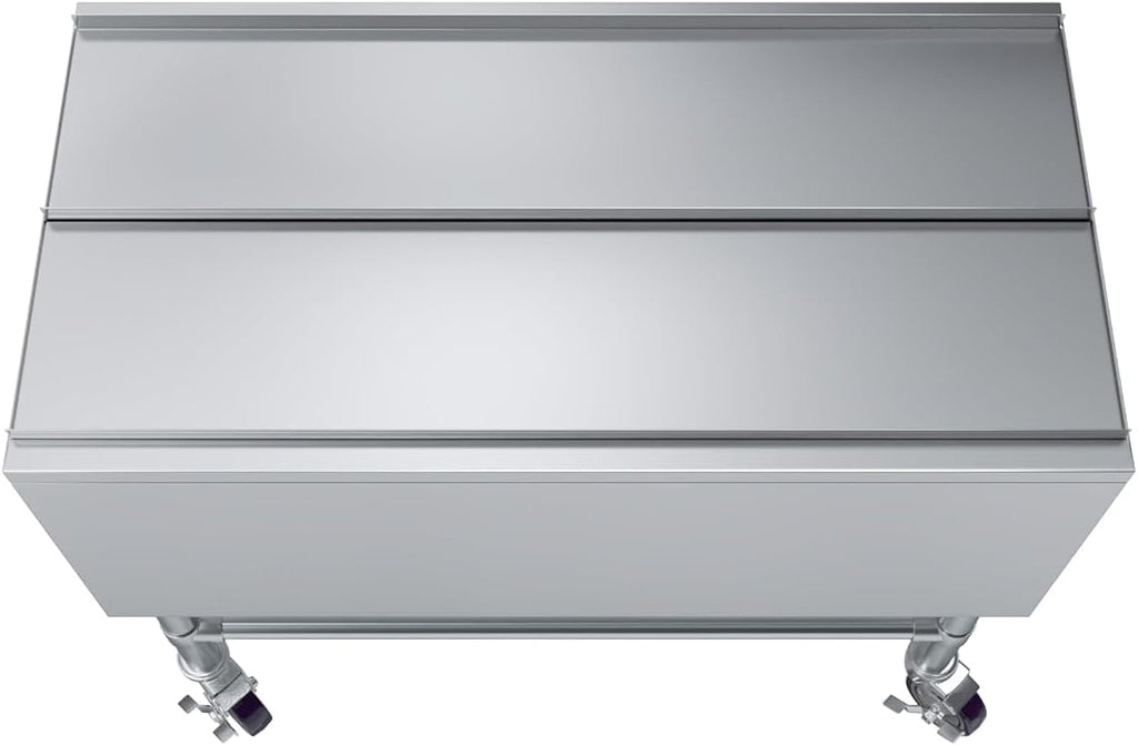 Mobile Ice Bin with Sliding Lid