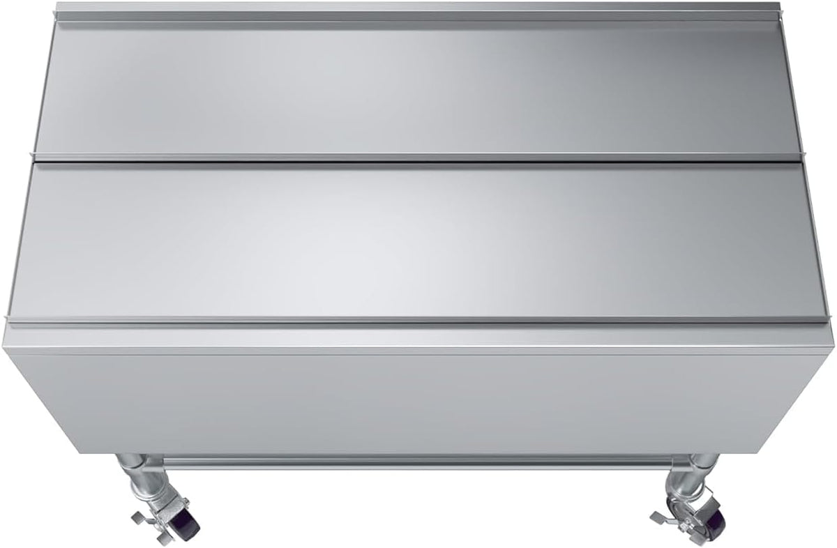 Mobile Ice Bin with Sliding Lid
