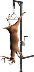 Deer Hoist for Truck Hitch, 600lbs Capacity Deer Hanger with Winch Gambrel | Deer Cart, Portable Game Hoist