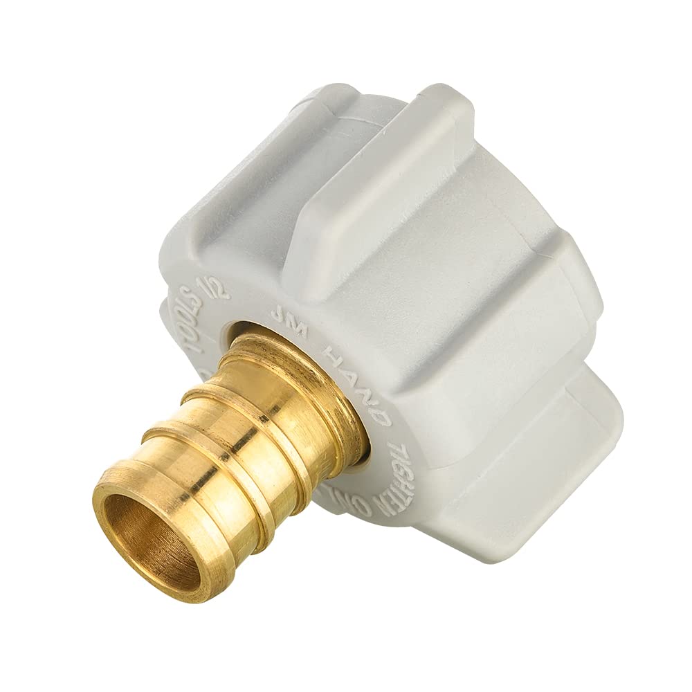 10-PACK EFIELD 1/2" Pex x 1/2"Female NPT Swivel Adapter(PEX1807202-10)