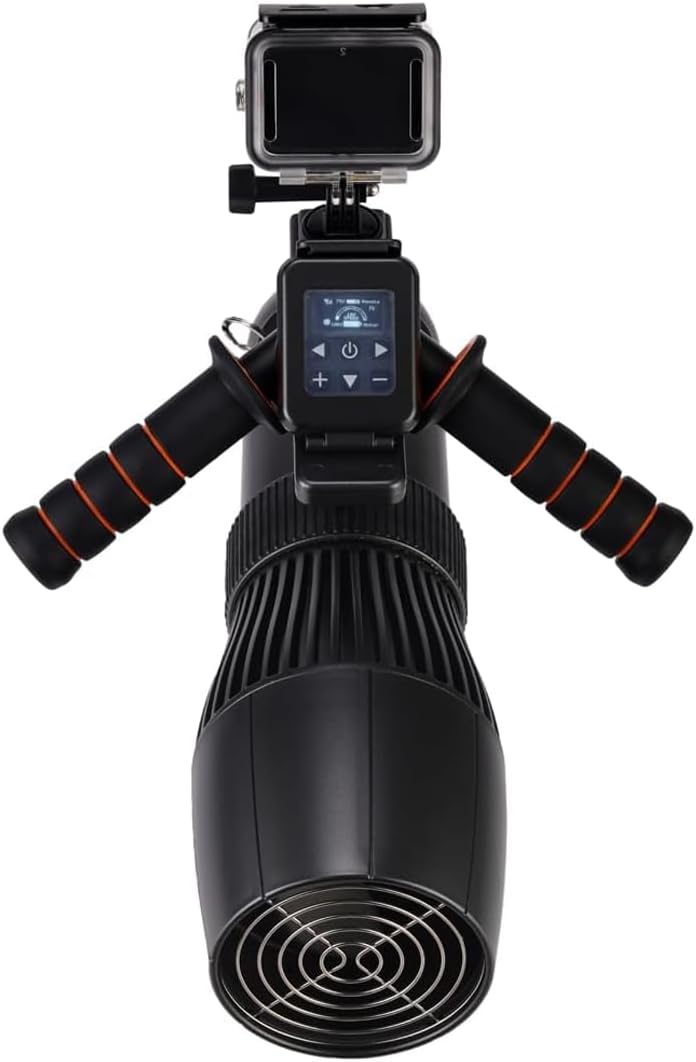 Electric SUP Underwater Scooter, Free Diving Snorkeling Sea Scooter, Action Camera Compatible, Water Sports Swimming
