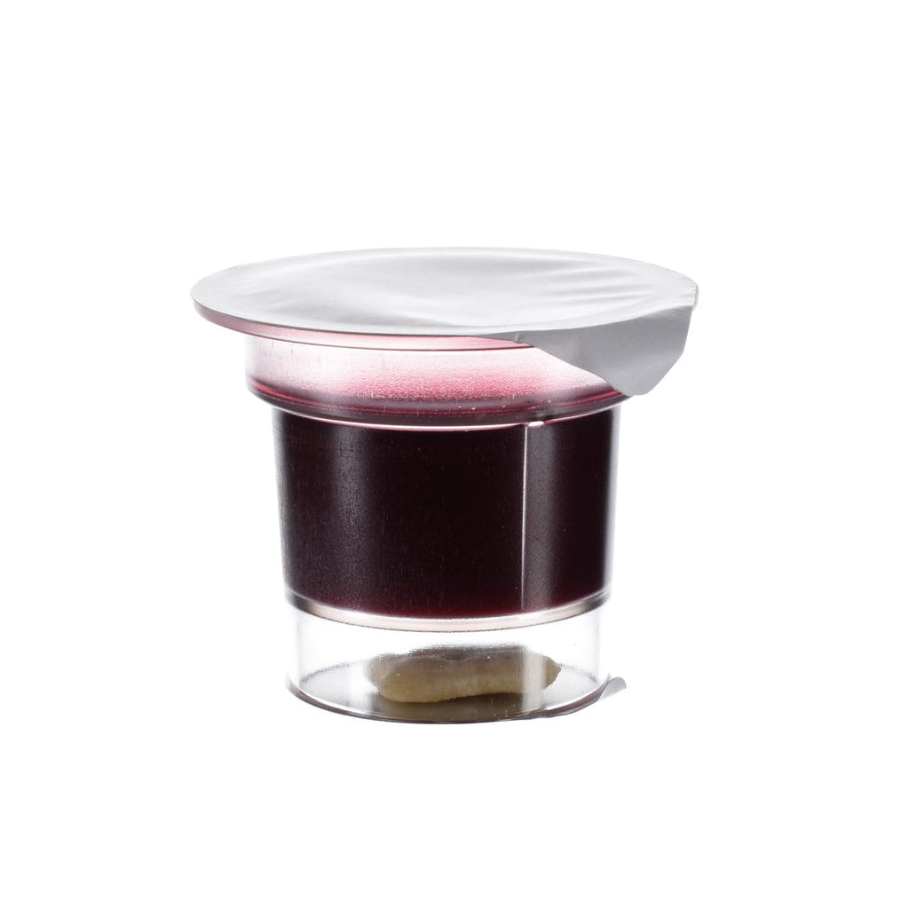Prefilled Communion Cups 100 Count | Tray & Seatback Pew Compatible | Concord Grape Juice & Bread | Easy-Open