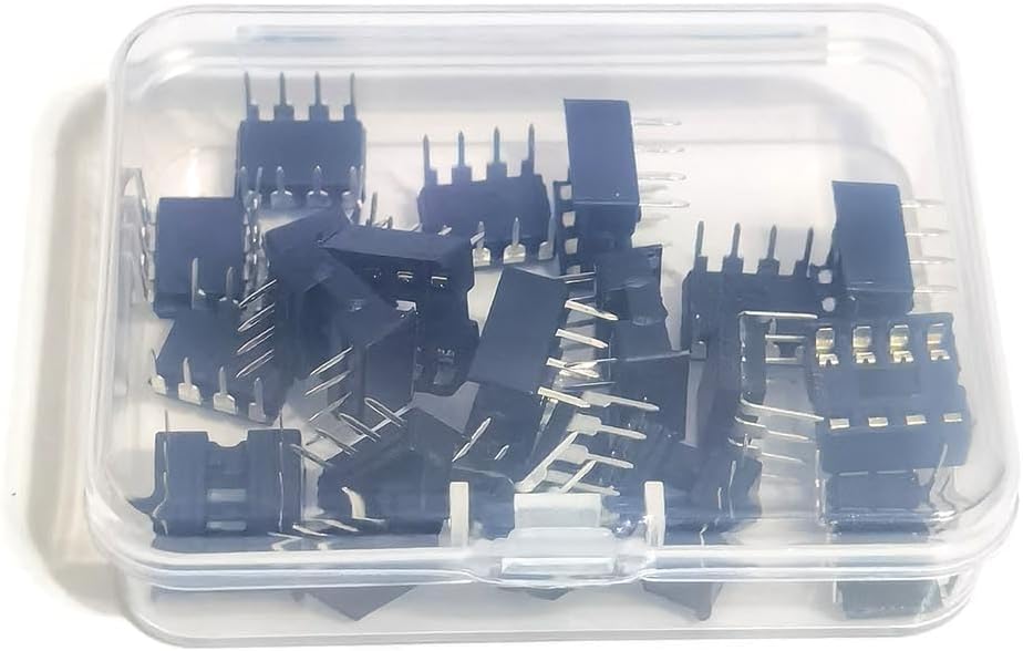 555 Timer Single High-Precision Timer IC NE555 NE555P NE555N Pulse Generator DIP-8 (10 Pcs) + 8 Pin DIP Socket (10 Pcs)