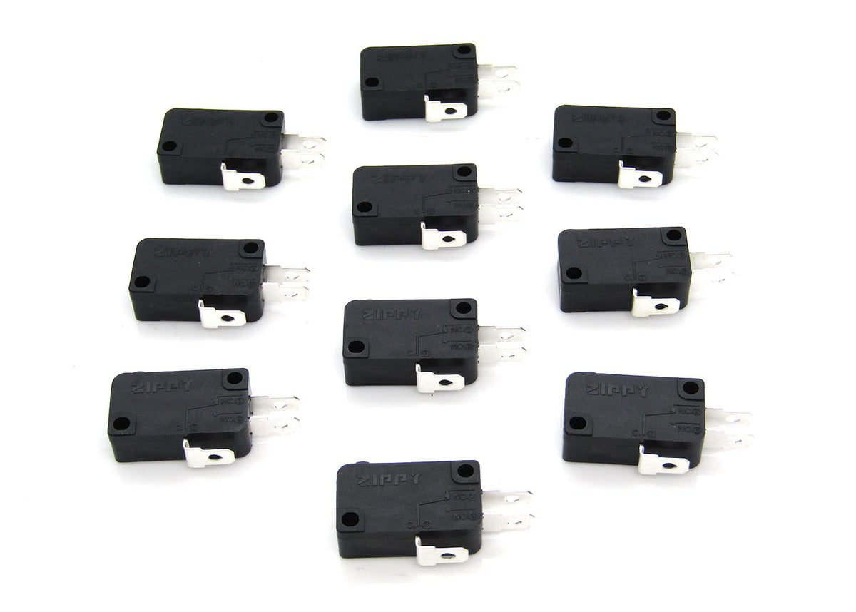 Zippy 20g .187" Microswitch for Arcade Joysticks & Push Buttons (10 Pack)