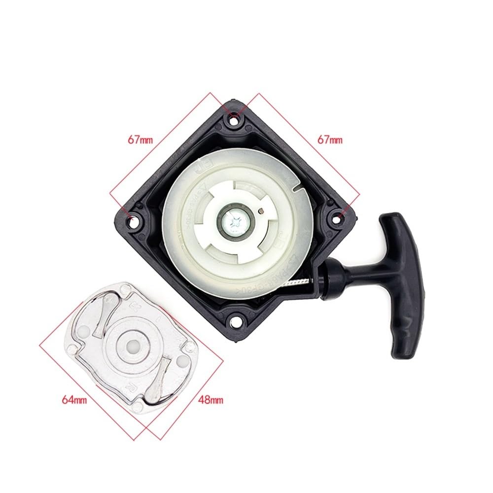 Easy Pull Recoil Starter Kit Fit for Gasoline Brush Cutter Engine 43CC 49CC 52CC