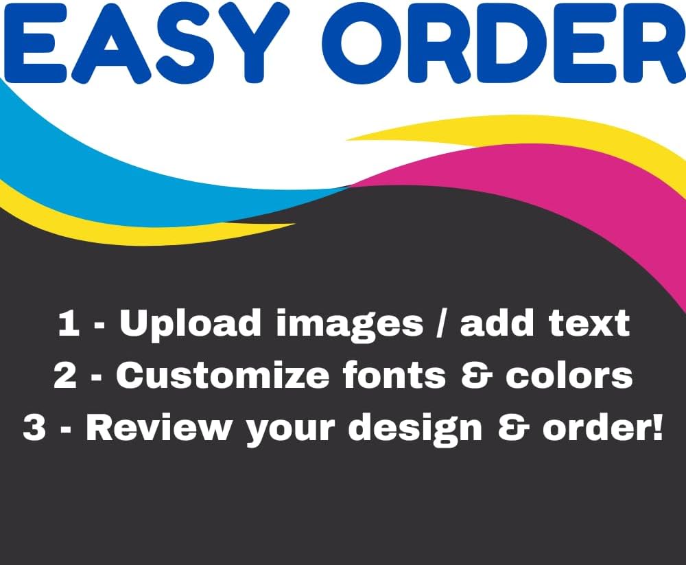 Custom Vinyl Banner - Vinyl Printed Personalized Banner Indoor & Outdoor Use for Display, Business, Events, Trade