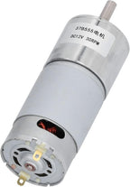 DC 12V Gear Motor 37B555 with Reduction Geared Box, 30 RPM, with Copper Core Rotor and Galvanized Shell, Industrial Control Accessories for Office Automation and Financial