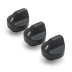 LXROAR01 3PCS AC Heater Control Knobs Fit for Ford Lincoln Models