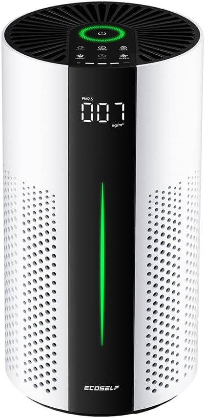 Air Purifiers for Home Large Room up to 1800 Ft², Air Purifiers for Bedroom 360° Air Intake with Smart Auto Mode