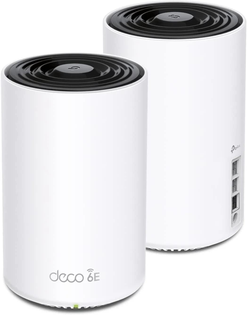 Deco XE75 Pro AXE5400 Tri-Band WiFi 6E Mesh System (2-Pack) | One 2.5 Gbps WAN/LAN Port, two 1 Gbps LAN Ports, Covers