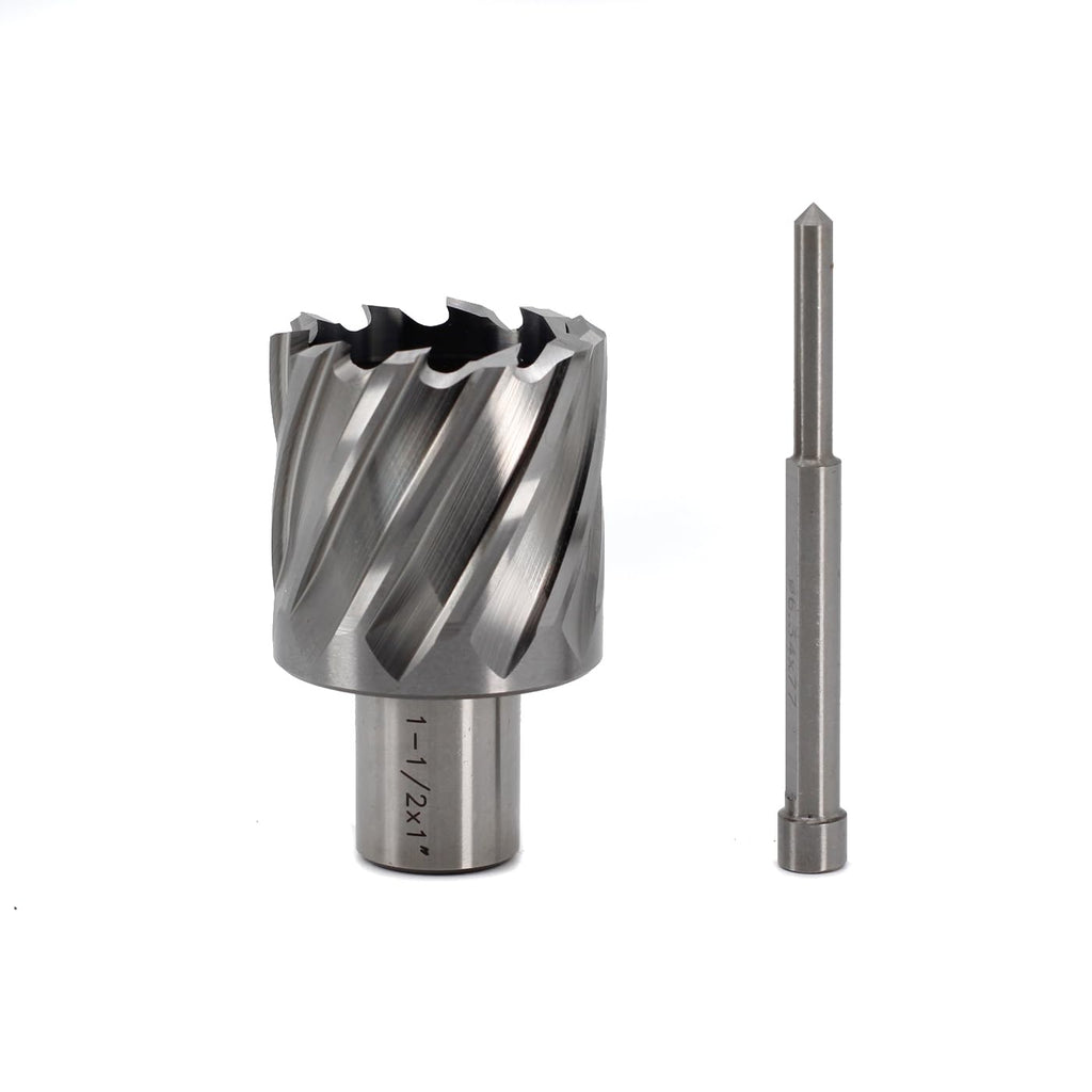OSCARBIDE 1-1/2" x 1" HSS Annular Cutter 3/4" Weldon Shank Mag Drill Bit