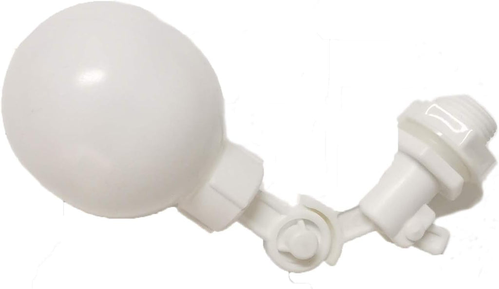 2 Pack 1/4 Inch Water Filter Float Ball Valve Adjustable Float Valve Plastic Water Tank Float Valves for RO Water Reverse Osmosis System, Fish Aquarium(2pcs)