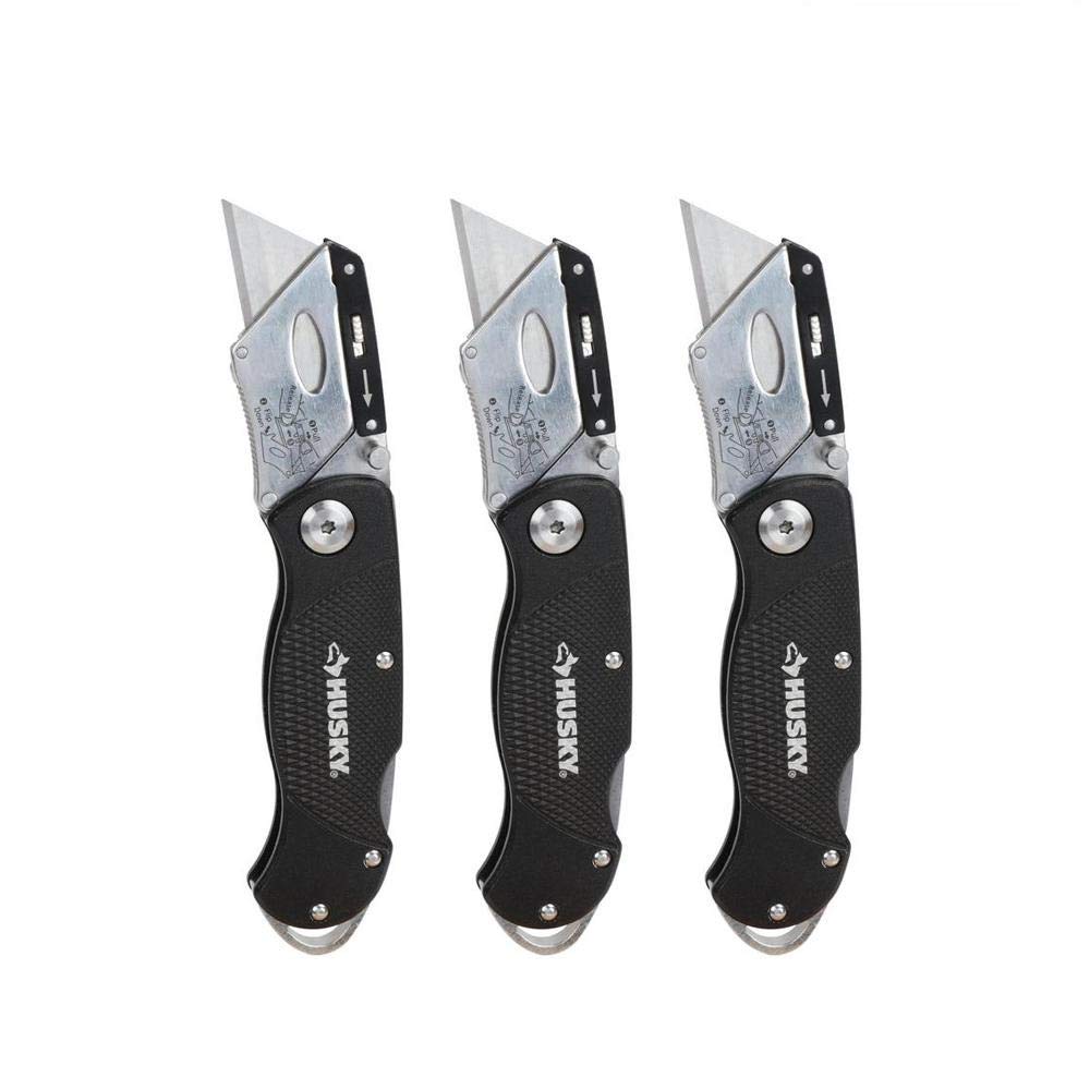 99732 Folding Lock-Back Utility Knife (3-Pack)