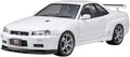 Nissan Skyline GT-R R34 V-Spec II 1/24 Scale Model Kit 24258