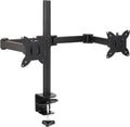 Adjustable Dual Monitor Desk Mount, Supports up to 32 inch Monitors and 22 lbs per Arm, Adjustable Tension, VESA