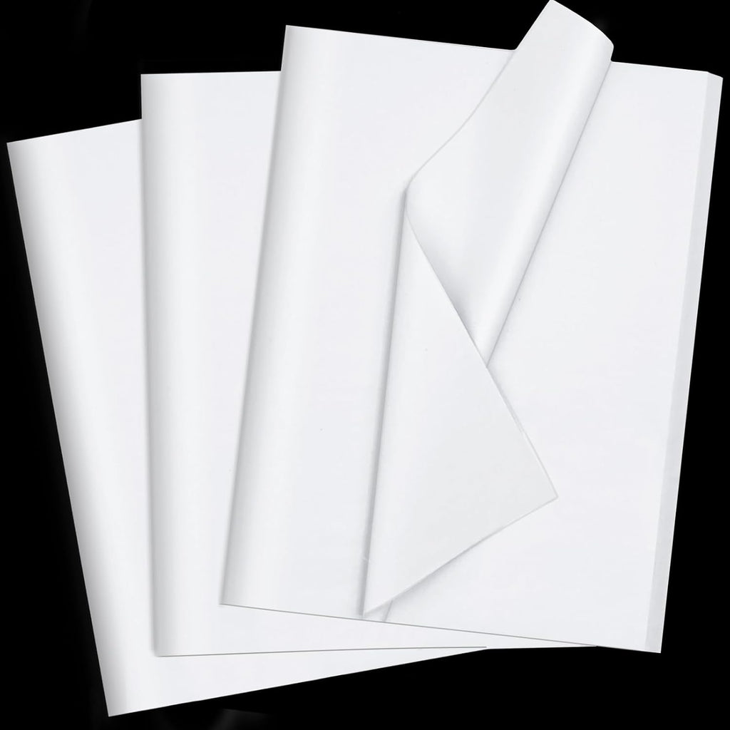 120 Sheet White Tissue Paper HMUIKFRY 20x14Inch Wrapping Paper