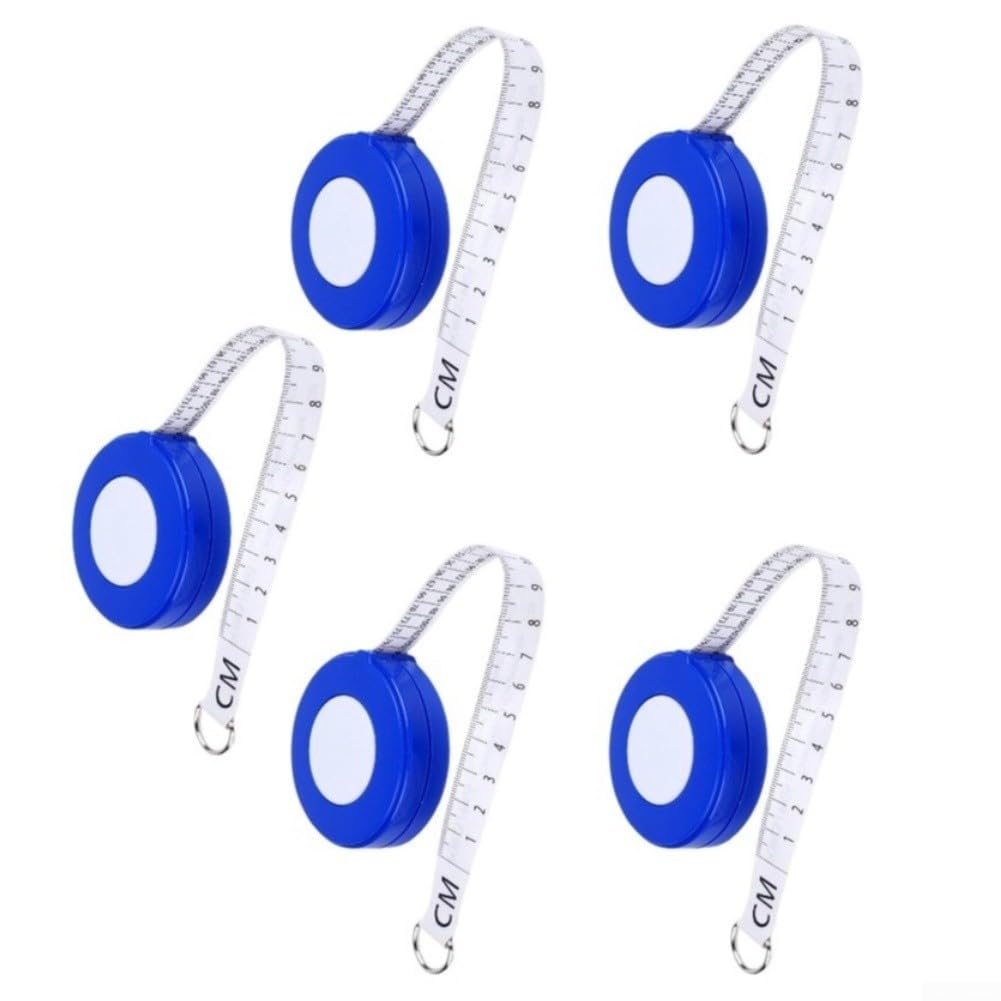 Livestock Weight Tape 2.5m Retractable for Cattle Pig(5pcs)