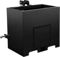 3 Point Tractor Ballast Box Storage Counterweight Attachment Black | Category 1 Fit, 800lbs Load Capacity, Steel
