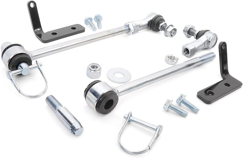 Rough Country Front Sway Bar Disconnects for 2007-2018 Jeep JK | 3.5-6" - 1146